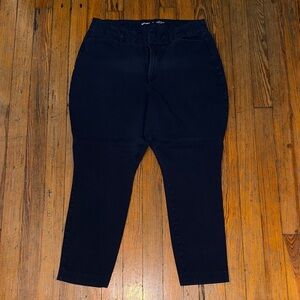 Old Navy Pixie Navy Blue High-Waisted Pants